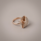 Women's Rose Gold Statement Ring