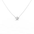 Silver Starlit Diamond Necklace