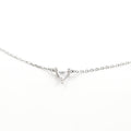 Silver Tranquil Triangle Necklace