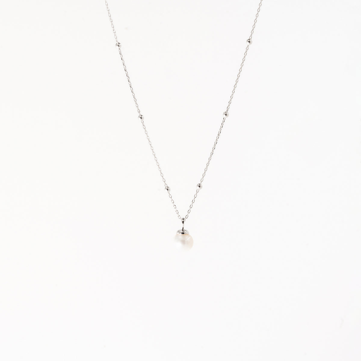 925 Single Pearl Necklace