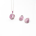 Silver Exquisite Designer Danglers Jewelry Set