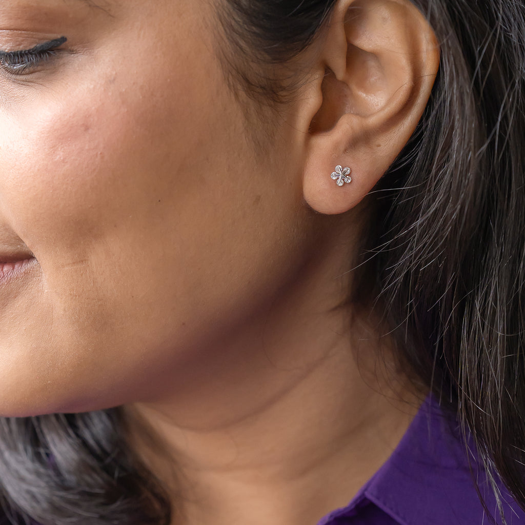 Aurora Diamond Hoop Earrings