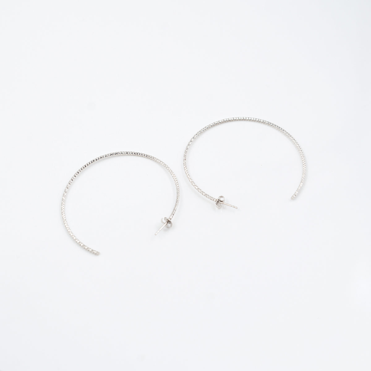 Silver Grand Loop Earrings