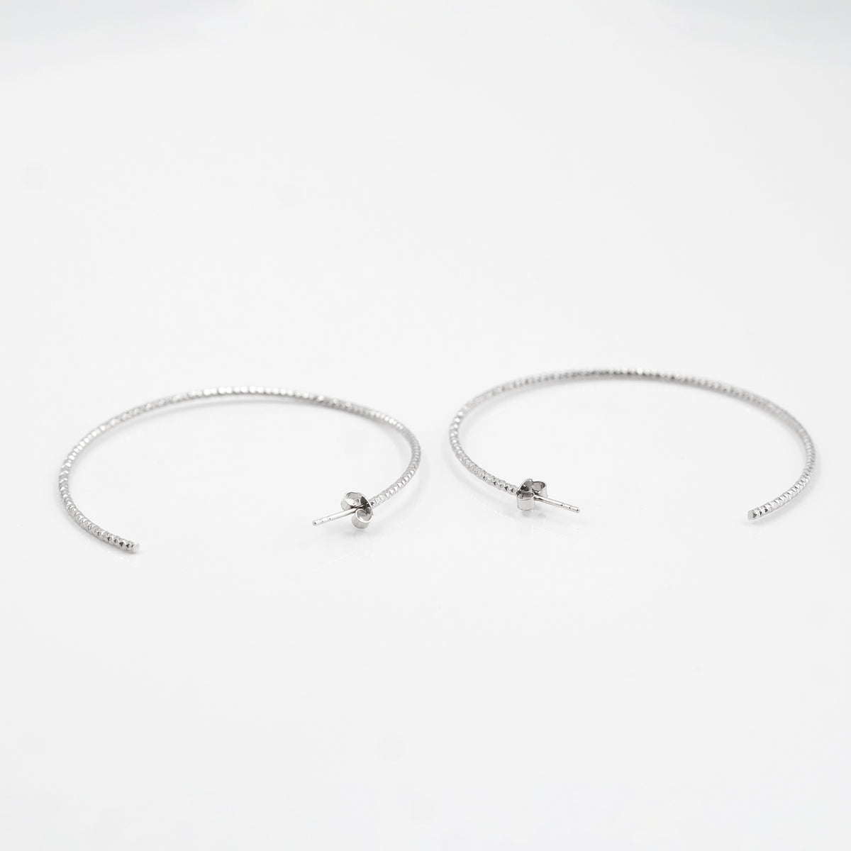 Silver Grand Loop Earrings