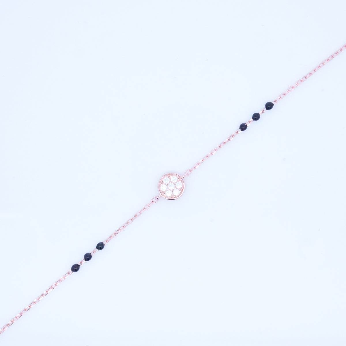 Rosegold Cz Fitted Hand Mangalsutra