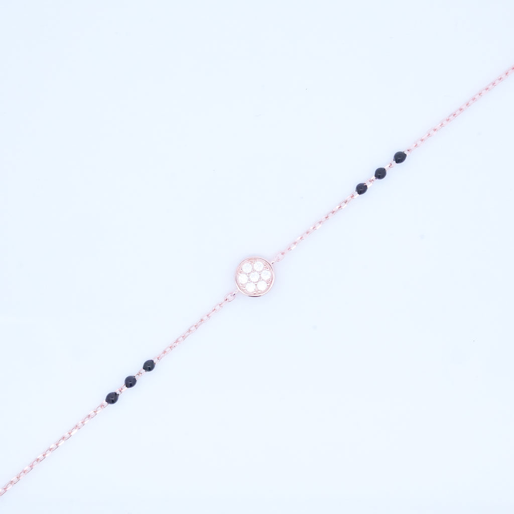 Rosegold Cz Fitted Hand Mangalsutra