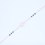 Rosegold Cz Fitted Hand Mangalsutra