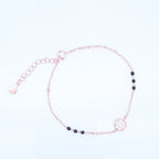Rosegold Cz Fitted Hand Mangalsutra