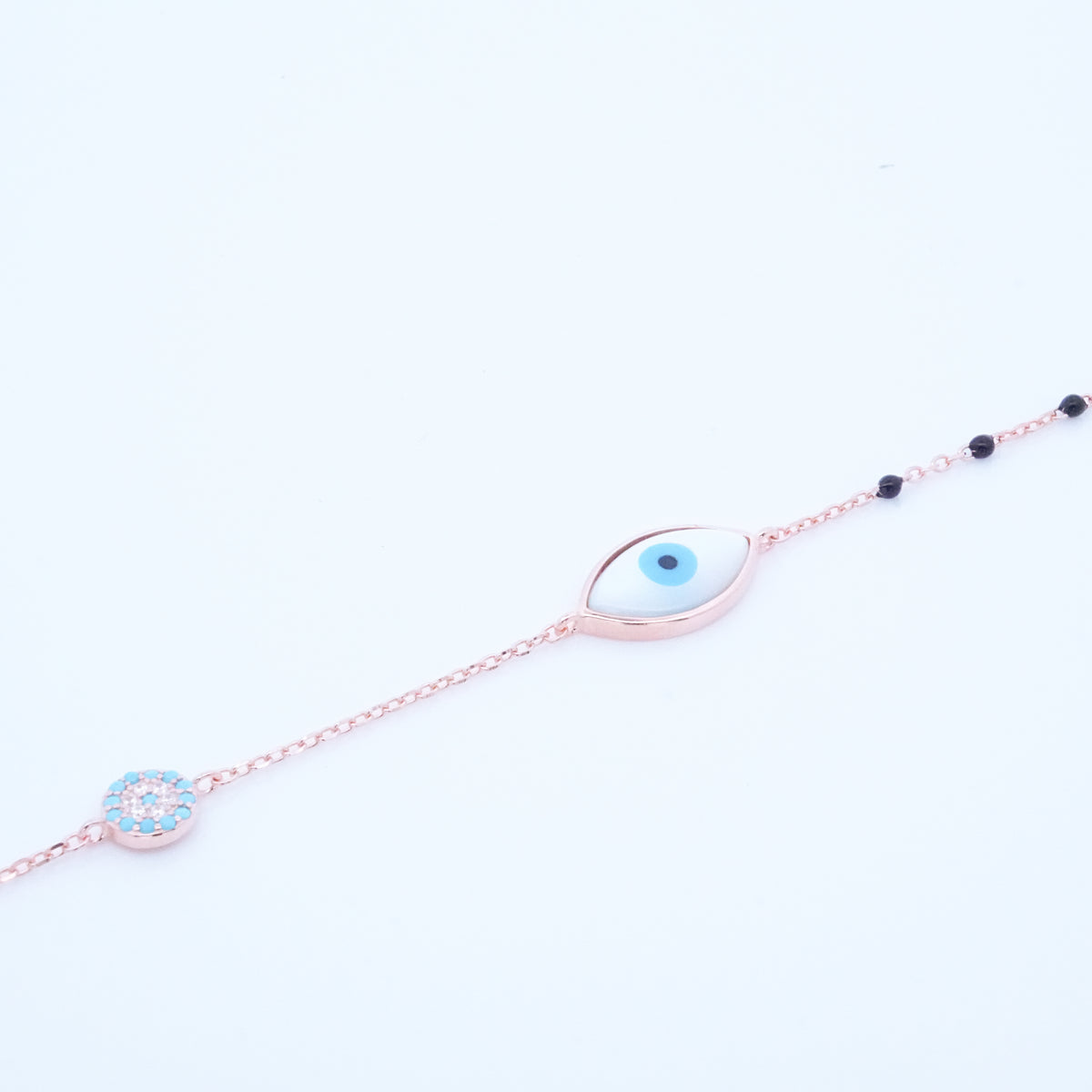 Rosegold Evileye Hand Mangalsutra