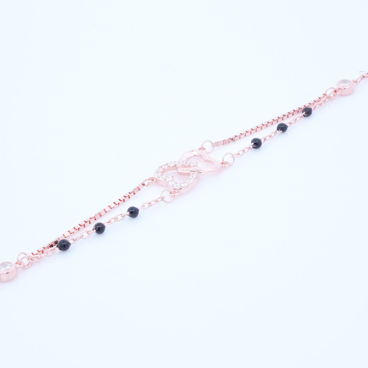 Rosegold Eternity Heart Hand Mangalsutra