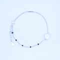 Silver Trilliant Cust Solitaire Hand Mangalsutra