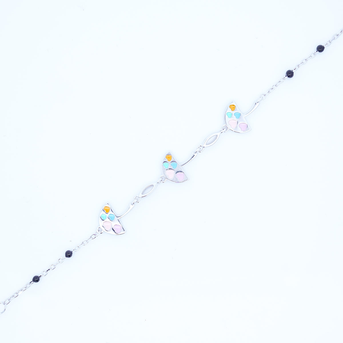 Silver Umbrella Kids Bracelet
