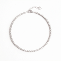 Silver Zircon Delicate Tennis Bracelet