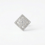 Silver Delicate squared earrings