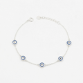 Silver EvilEye Bracelet