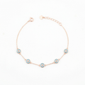 Rose Gold EvilEye Bracelet