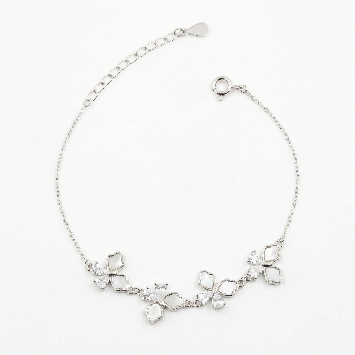 Silver Butterfly Bliss Bracelet