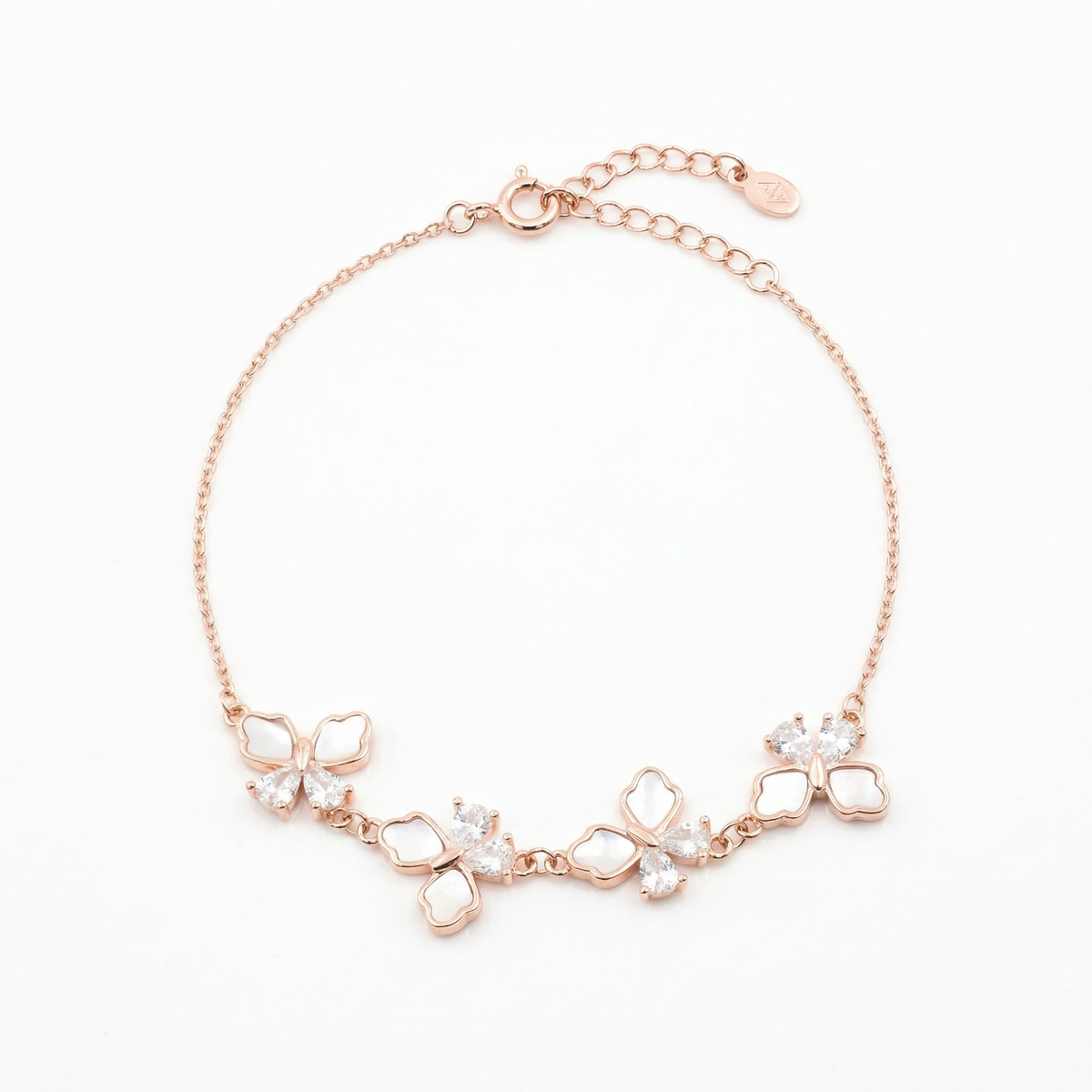 Rose Gold Butterfly Bliss Bracelet