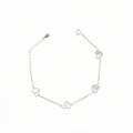 Silver Pure Heart Enamel Bracelet