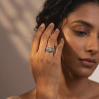 Women's Two-Tone Diamond Cocktail Ring