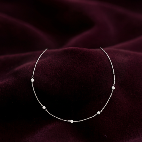 925 silver Quintessential Pearl Necklace