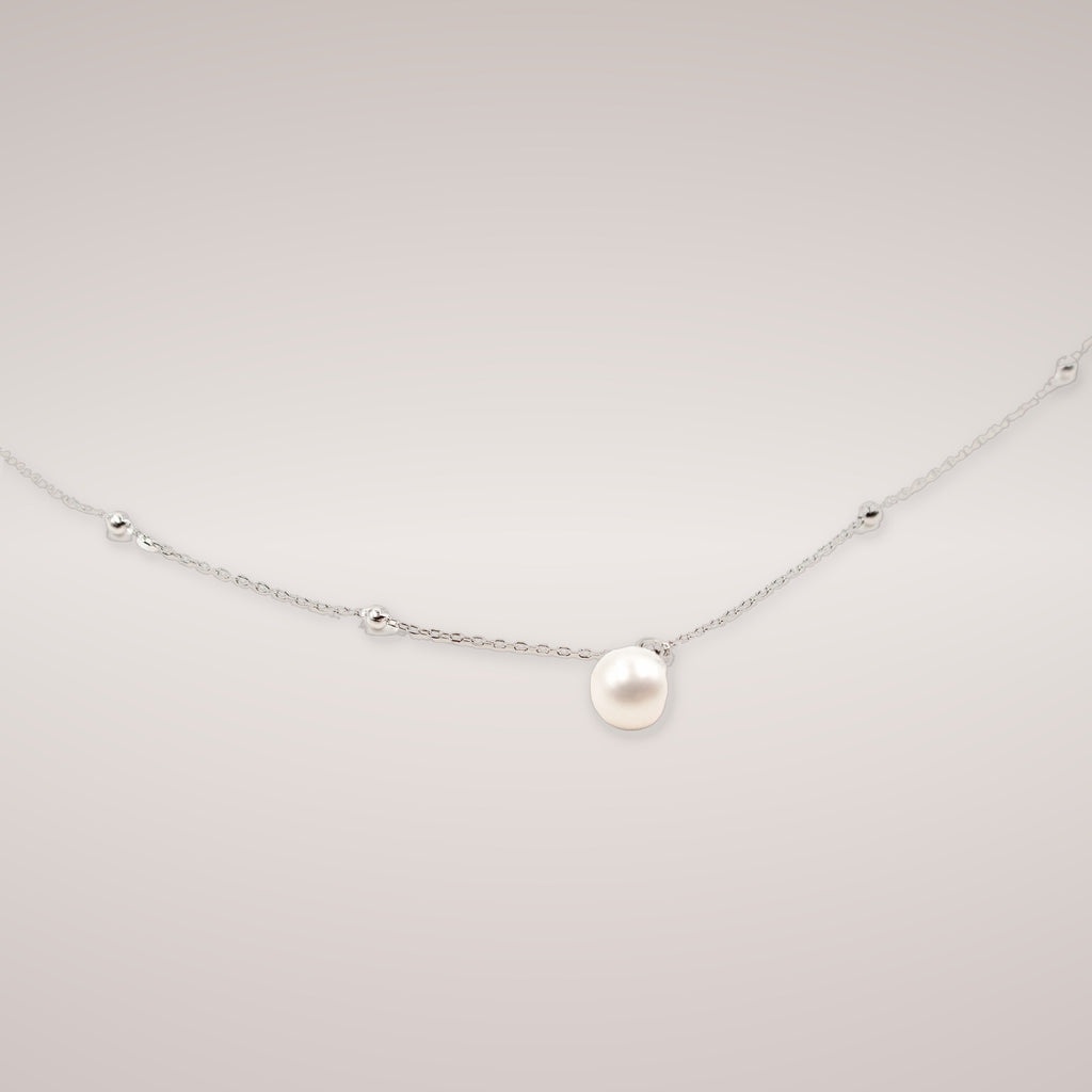 925 Single Pearl Necklace